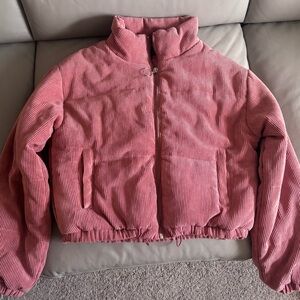 Love Tree Blush Corduroy Jacket
